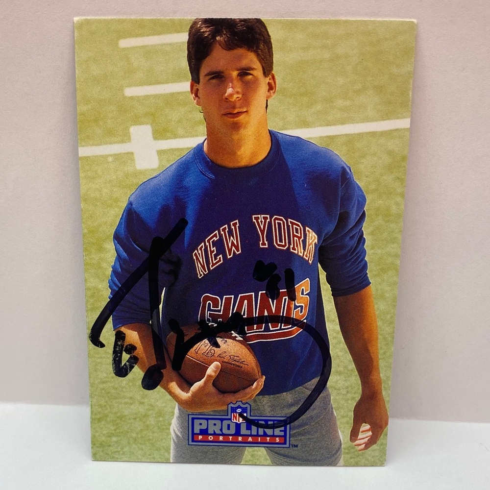 1991 Pro Line Portraits Ed McCaffery Giants In Person Autograph #96 (083)